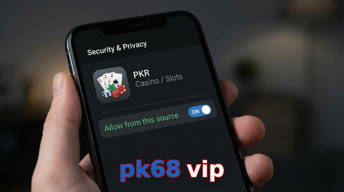 Game list for Pk68 Vip apk section