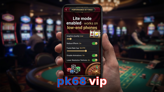 Payment and PKR controls in Pk68 Vip