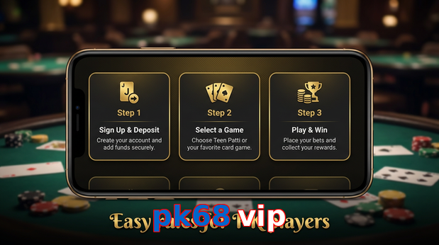 Game list for Pk68 Vip game section