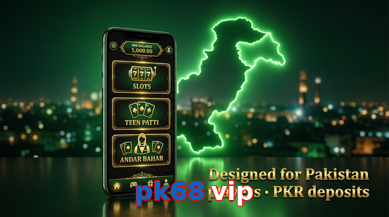 Main screen of Pk68 Vip pk page for PK players